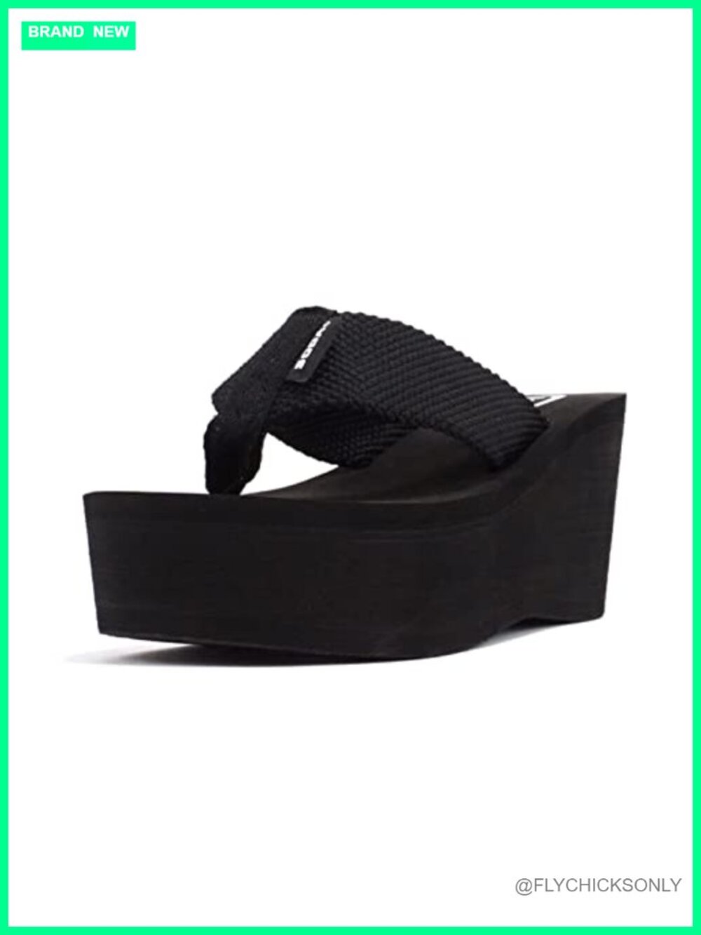 Womens EVA Platform Flip Flop Slip On Sandals Lightweight Casual